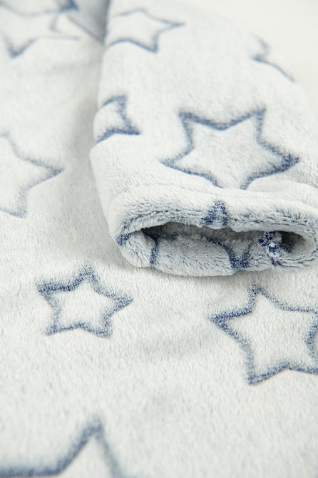 Теплый комбинезон для малышей, велсофт светло-серый топ Крохатушка одяг Киев - изображение 2