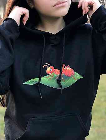 Жіноча тепла толстовка/ худі з вашою фотографією. Чернівці