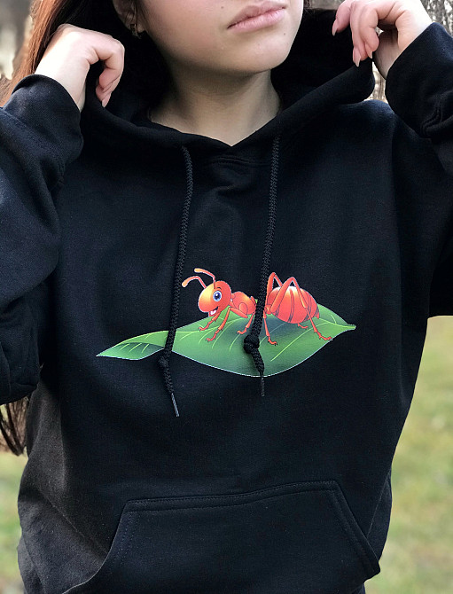 Жіноча тепла толстовка/ худі з вашою фотографією. Чернівці - фото 2