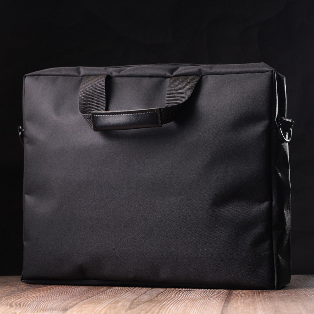 Практичная деловая сумка из качественного полиэстера FABRA 22585 Черный Киев - изображение 4