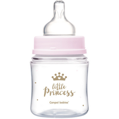 Бутылочка для кормления Canpol babies Royal Baby с широким отверстием 120 мл Розовая (35/233_pin) Винница - изображение 3