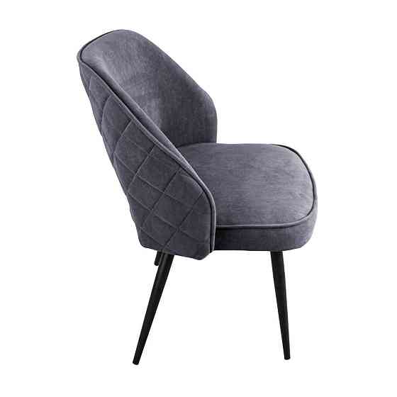 Стілець крісло м'який MarvelDesign Simple 54 округлі ніжки Сірий Київ