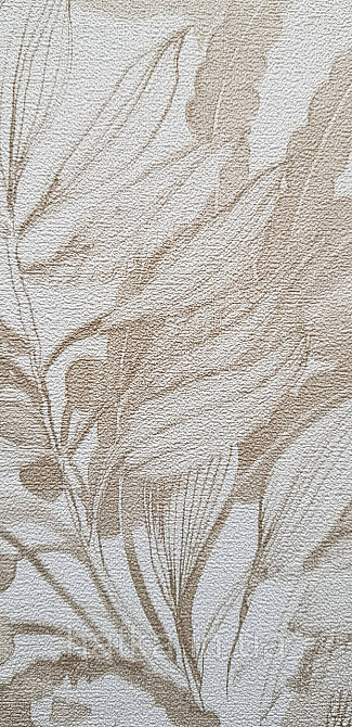 Шпалери вінілові на флізеліні метрові Rasch Novella 1,06х10 квіти листя гілки акварель матові коричневі бежеві Київ - фото 3
