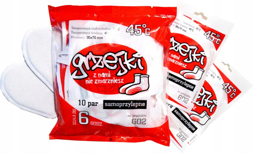 Химическая Грелка (Обогреватель) для ног до 6 часов работы ,упаковка 10 пар (G02) Температура 45 градуса С Нововолынск - изображение 1