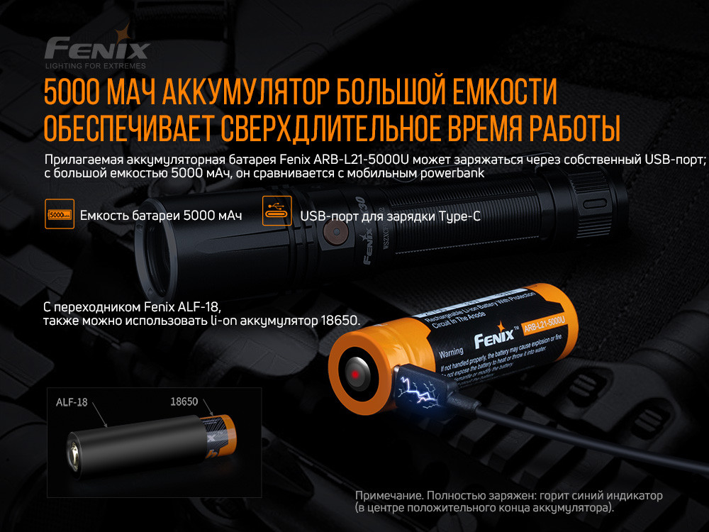 Ліхтар ручний лазерний Fenix TK30 Laser Київ - фото 10