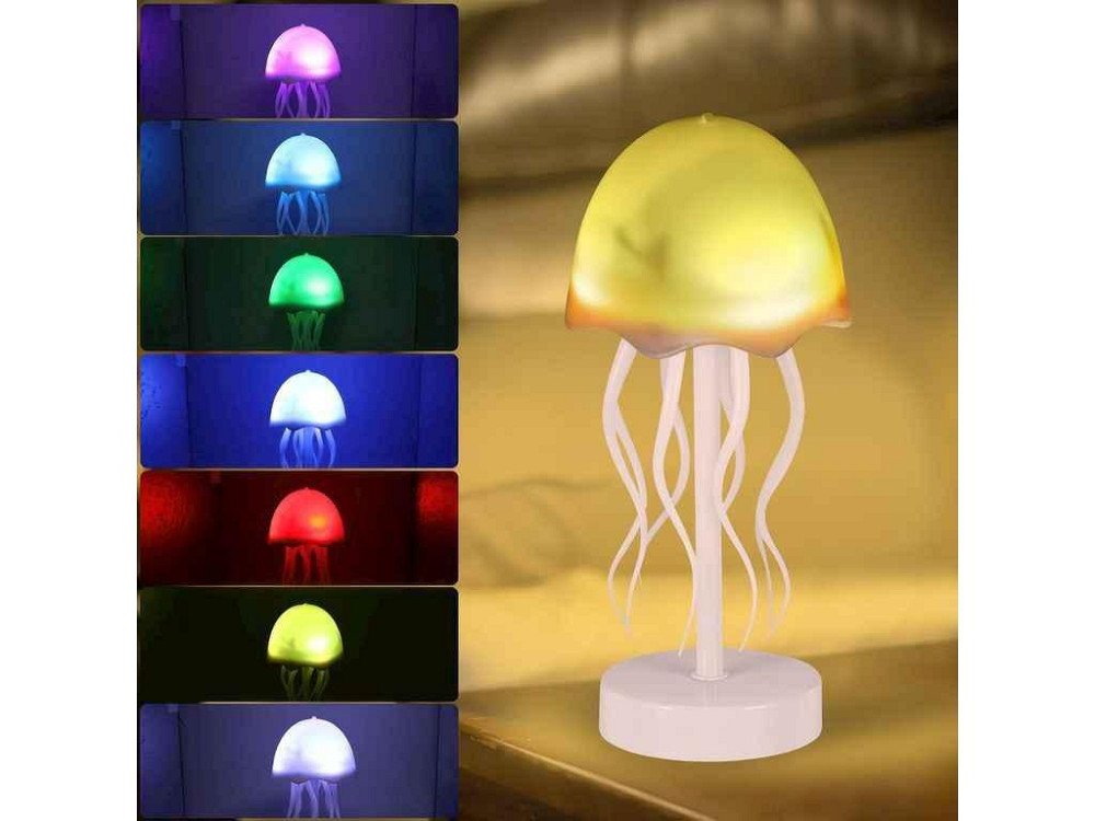 Cвитильник настольный LED 5W RGB АКБ Медуза ТМ КИТАЙ Киев - изображение 1