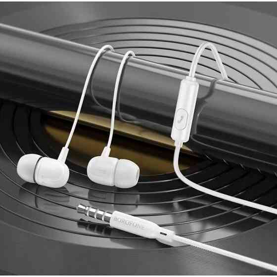 Навушники дротові BOROFONE BM77 (3.5mm) White Київ