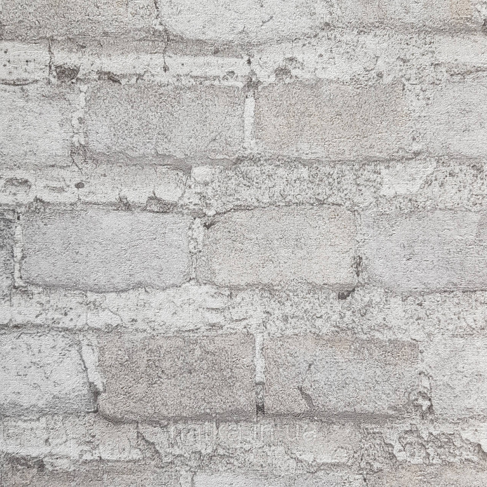 Шпалери вінілові на флізелін Rasch Factory 0.53х10,05 під цеглу білий світло сірий бежевый428049 Київ - фото 3