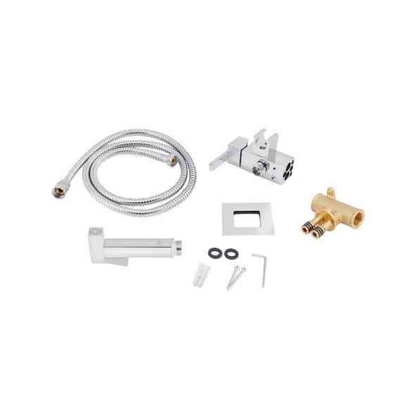 Набір для гігієнічного душу зі змішувачем Qtap Inspai-Varius CRM V00440201 Київ