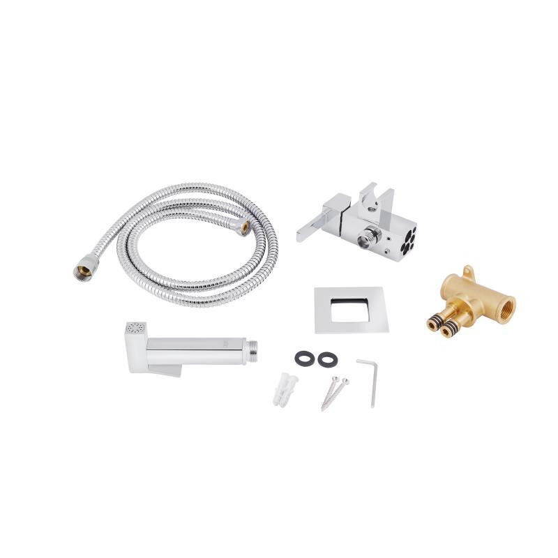 Набір для гігієнічного душу зі змішувачем Qtap Inspai-Varius CRM V00440201 Київ - фото 4