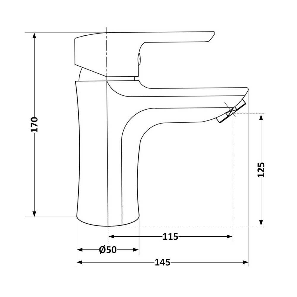 Змішувач для раковини Brinex 35W 001 Київ - фото 2