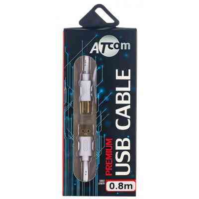 Кабель для принтера USB 2.0 AM/BM 0.8m Atcom (14370) Вінниця