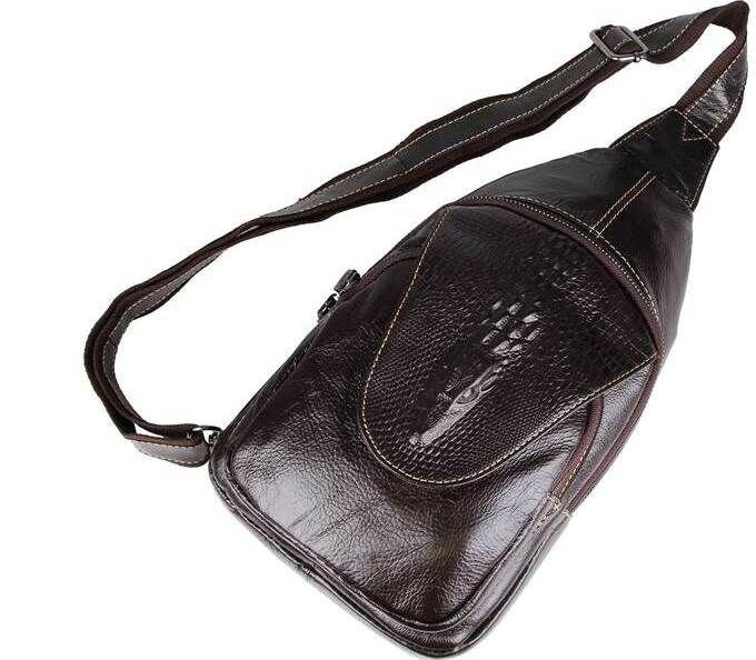 Сумка мужская из натуральной кожи Коричневая (Vintage) Киев - изображение 20