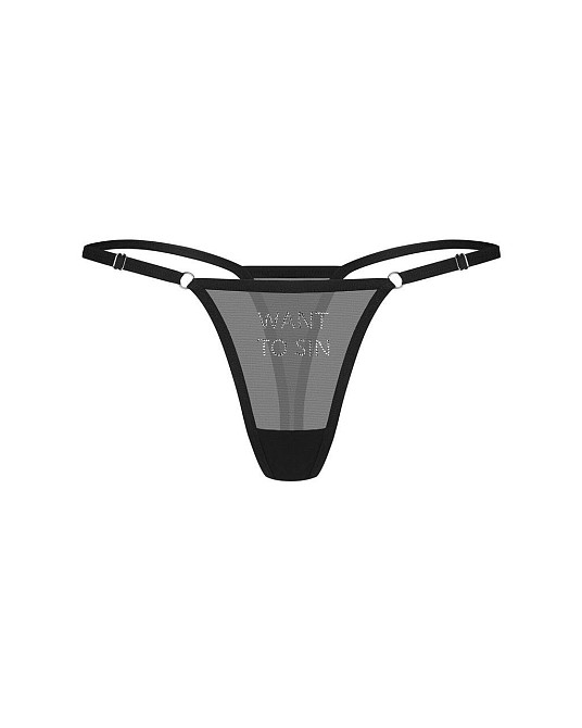 Трусики Obsessive Violami Sin thong L/XL Sex Aura Київ - фото 5
