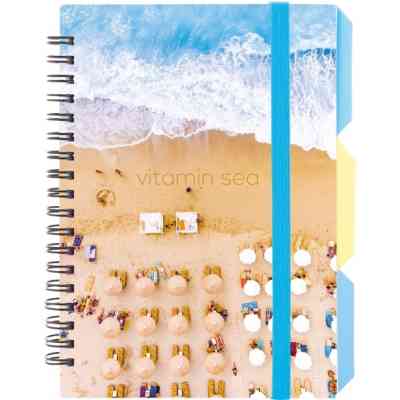 Блокнот Optima Desing 26, B6 с разделителями 100 листов, клетка (O20358-26) Винница