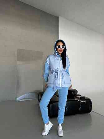 Женский теплый костюм тройка (жилетка+штаны+худи) Одесса