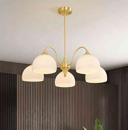 Светодиодная люстра Соната 5015 (Золотая) на 6 плафонов Киев