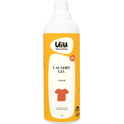 Гель для стирки UIU Color для цветных вещей 1 л (4820152332950) Винница - изображение 1