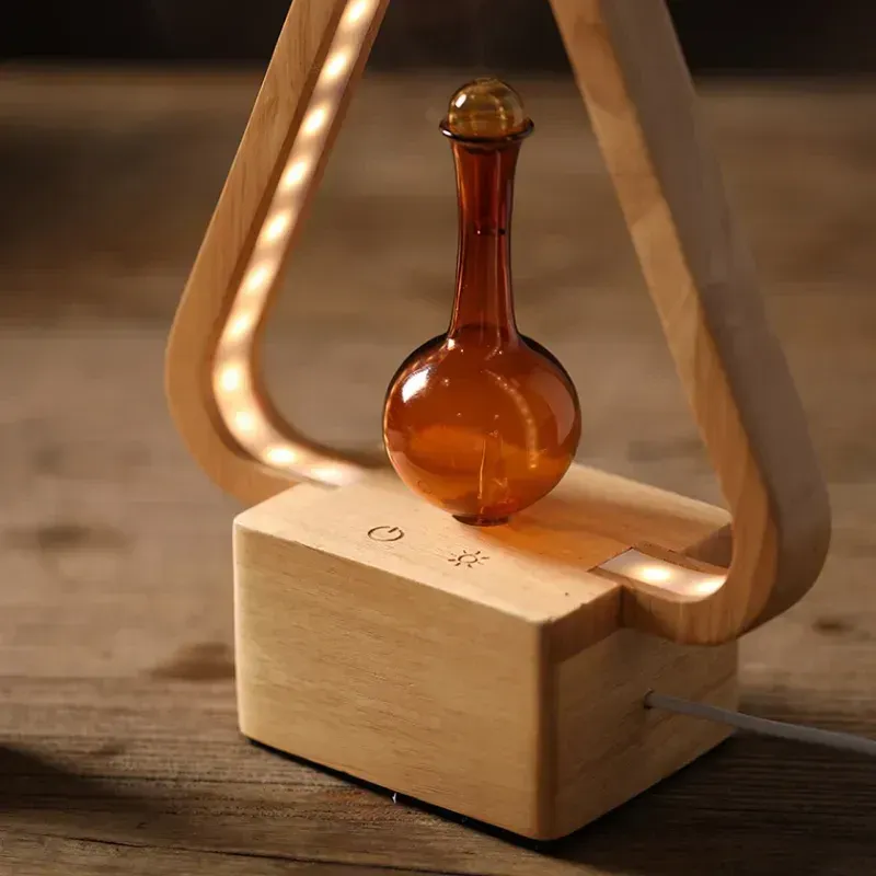 Эко-аромадиффузор для дома электрический с подсветкой 2-в-1 Doctor-101 Lumière Triangle. Аромадиффузор из натурального дерева Днепр - изображение 6