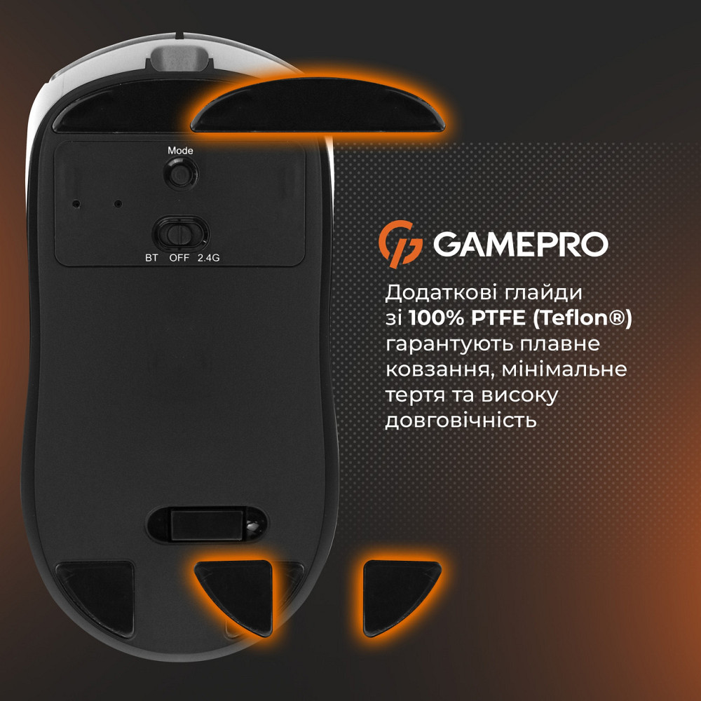 Миша бездротова GamePro Genesis Winner White (GM079W) ( Білий ) Харків - фото 8