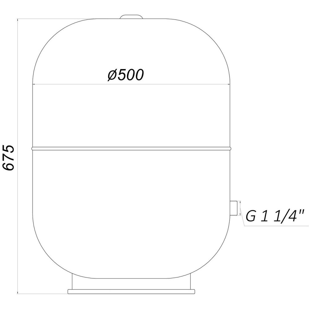 Гідроакумулятор з фіксованою мембраною 105 л ZILMET HYDRO-pro 10bar ( 11A0010500 ) (000012739) Київ - фото 6