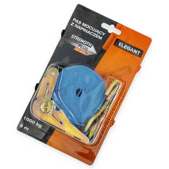 Трос стяжний 1,0т х 5м х 25мм металева ручка elegant plus Мукачево