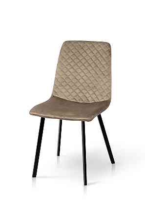 Стілець Некст, чорний/велюр мокрий пісок Київ