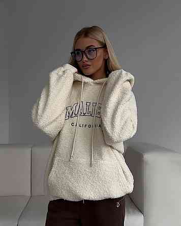 Жіночий затишний оверсайз худі букле баранчик Одеса