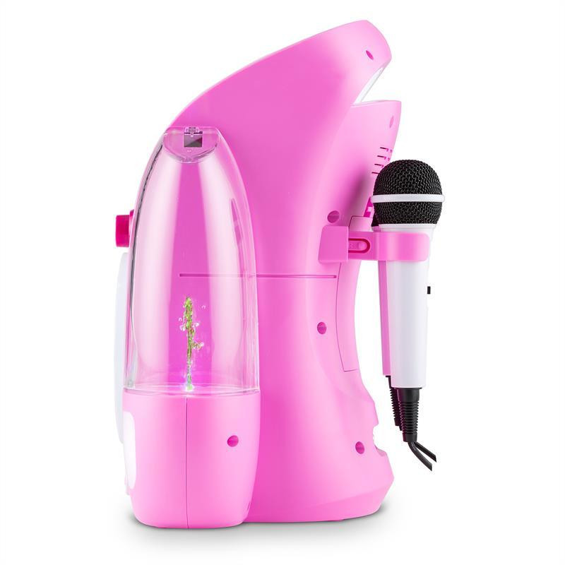 Караоке-система Kara Liquida CD USB MP3 струя воды LED 2 микрофона мобильный Розовый (Германия, читать Ровно - изображение 6