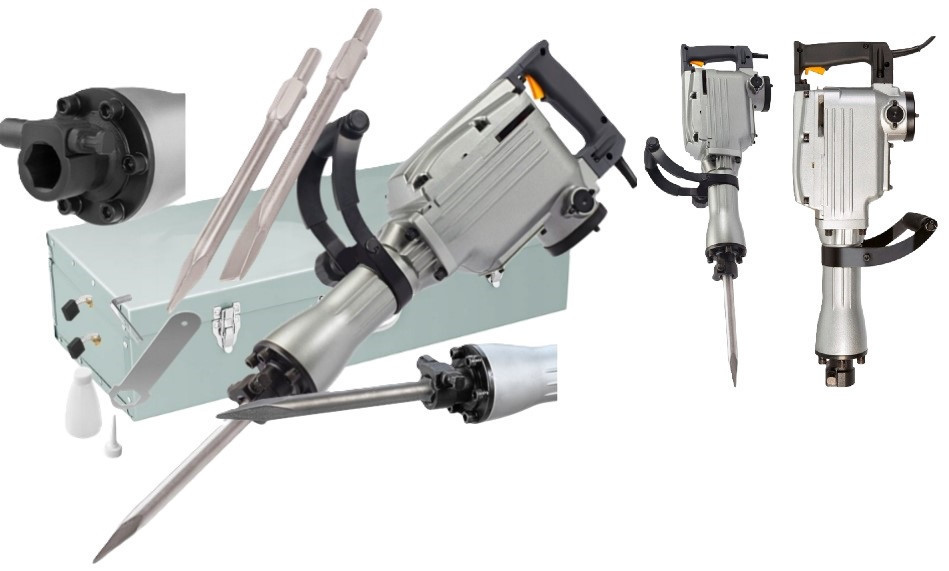 Професійний відбійний молоток BX-159 3200 Вт, 60 Дж, 1900 уд/хв, 2 долота, кейс, HEX-30 Одеса - фото 3