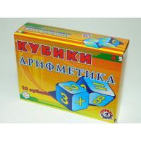 Кубики пластм. "Арифметика" (47), шт Київ - фото 1