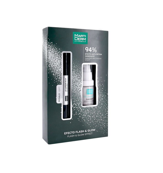 Мартідерм Набір Флеш сироватка 15мл +  Платинум бальзам для губ 4,5мл Дніпро - фото 1