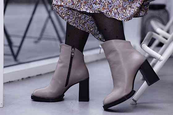 Черевики жіночі ARLEN капучіно шкіра натуральна каблук 9см 38р.39р. (2787) Коломия