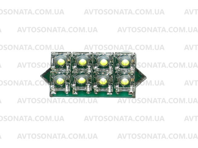 Лампочка софітна 8LED 24V (40мм) біла Вінниця - фото 2