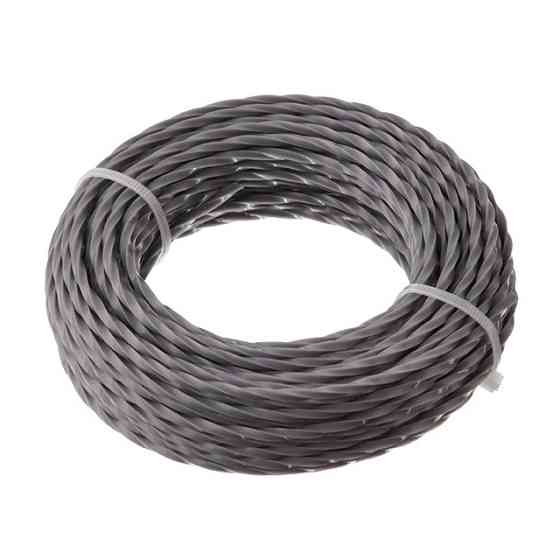 Лiска для тримера "квадрат" кручена армована, 2.4 мм x 15 м INTERTOOL DT-2328 Київ