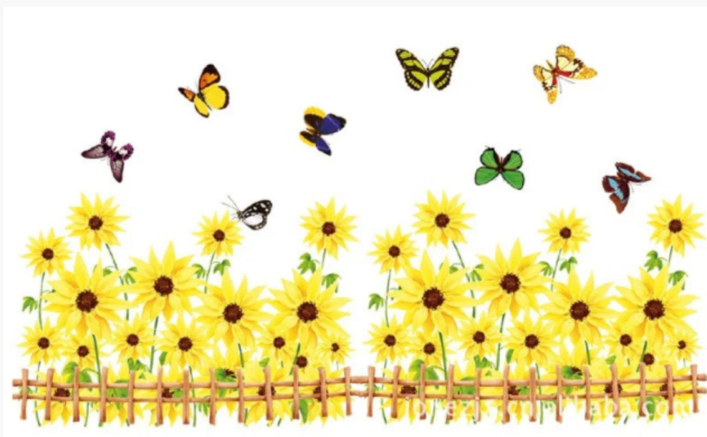 Інтер'єрна наклейка Соняшники Київ - фото 7