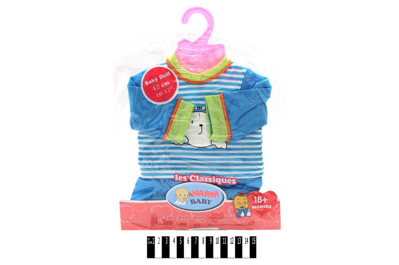 Одяг для ляльки "Малюк" BJ-J001-4 р.22,5*0,5*28,5 см, шт Київ - фото 1