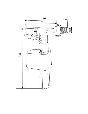 Клапан заповнення SIAMP X190-DURU 1/2″ Тернопіль