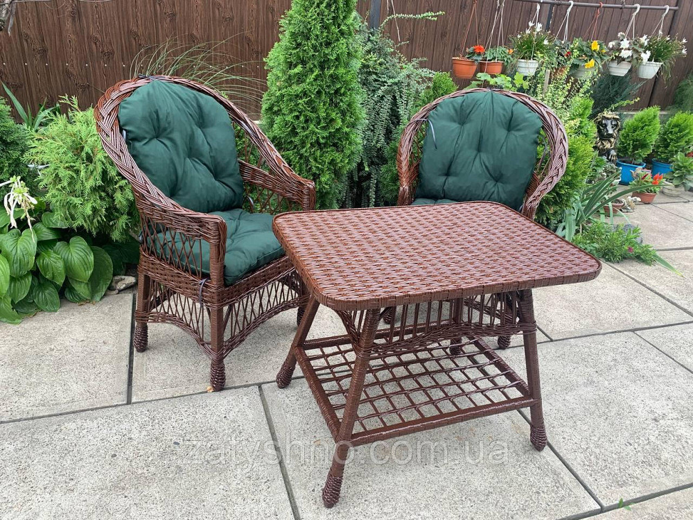 Мебель плетеная темно-коричневого цвета Киев - изображение 5