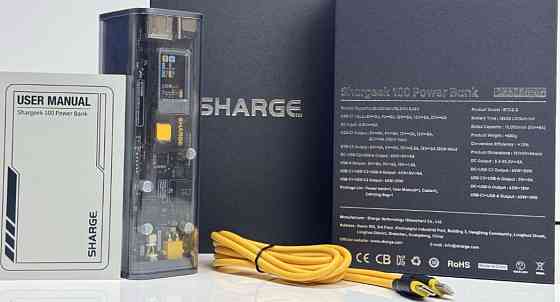 Новий Прозорий повербанк Powerbank Shargeek Storm 2 100W 25600mAh. Київ