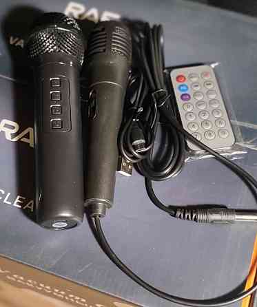 Караоке акустика Atlanfa-02(micro SD,USB,FM) пульт ДУ, 2 микрофона. Харьков