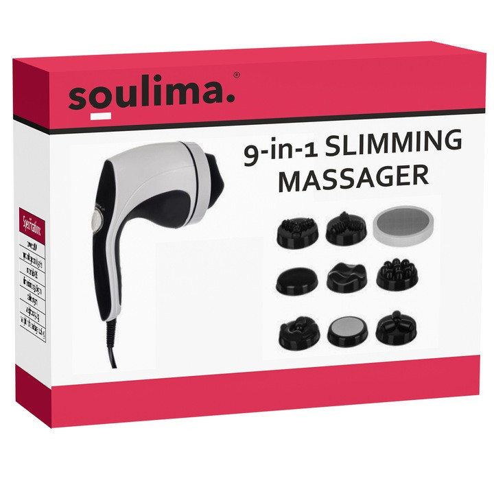Масажер для схуднення та зміцнення з 9 насадками Soulima (22579) Нововолинськ - фото 7