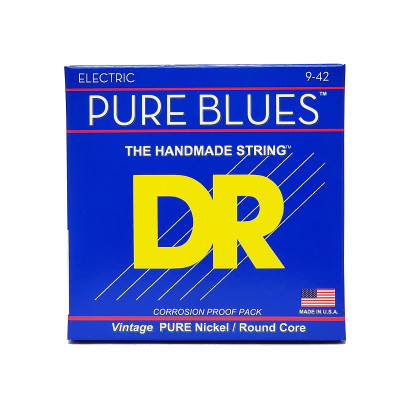 Струны для гитары DR Strings PURE BLUES Electric Guitar Strings - Light (09-42) (PHR-9) Винница - изображение 1