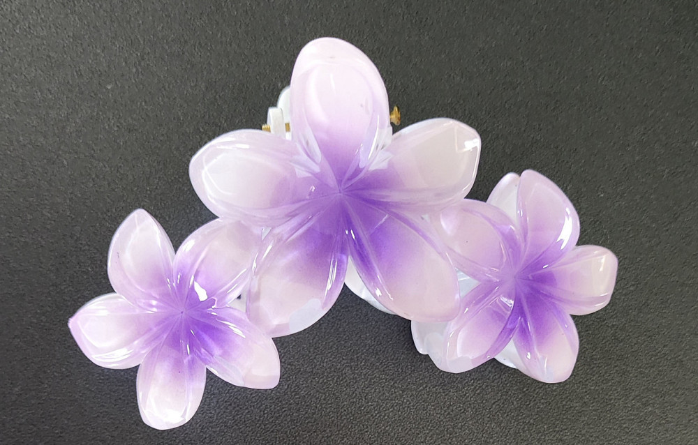 Заколка-крабік квітка 9 см Сміла - фото 4