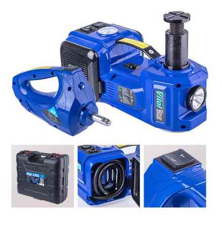 Набір 3 в 1 домкрат електрогідравлічний 2т + компресор 12В, 10А, 35л/хв + гайковерт 12В, 480Nm Винница