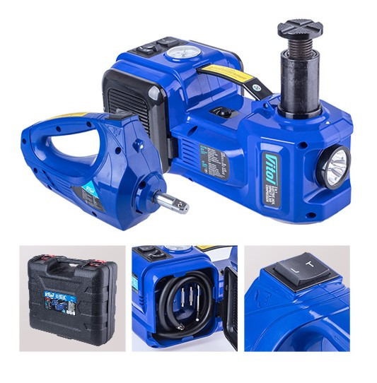 Набір 3 в 1 домкрат електрогідравлічний 2т + компресор 12В, 10А, 35л/хв + гайковерт 12В, 480Nm Винница - изображение 1