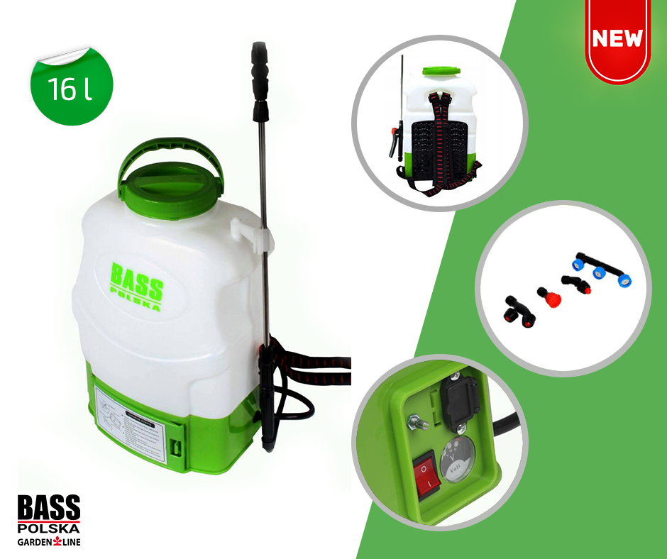 Ранцевый аккумуляторный садовый опрыскиватель 16л Bass Polska 8616 Киев - изображение 4