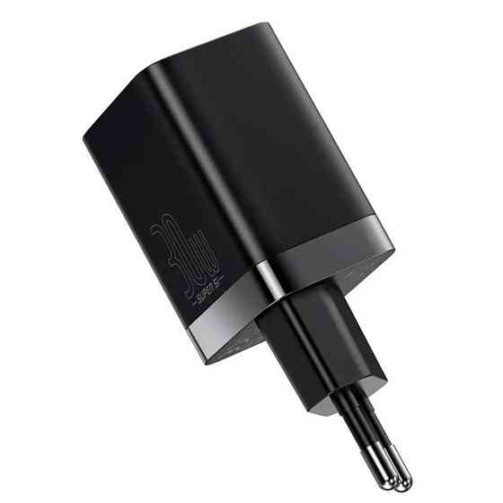 Сетевое зарядное устройство для Baseus Super Si Pro Quick Charger Type-C+USB 30W черный Львов