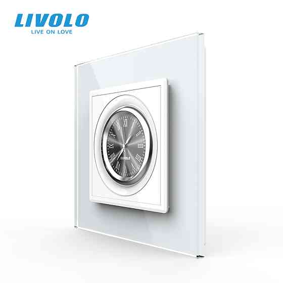 LIVOLO Годинник механічний Livolo білий скло (VL-C7FCCL-2WP) Коломия