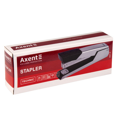 Степлер Axent Technic 24/6 25 листов Хром (4937-A) Винница - изображение 2